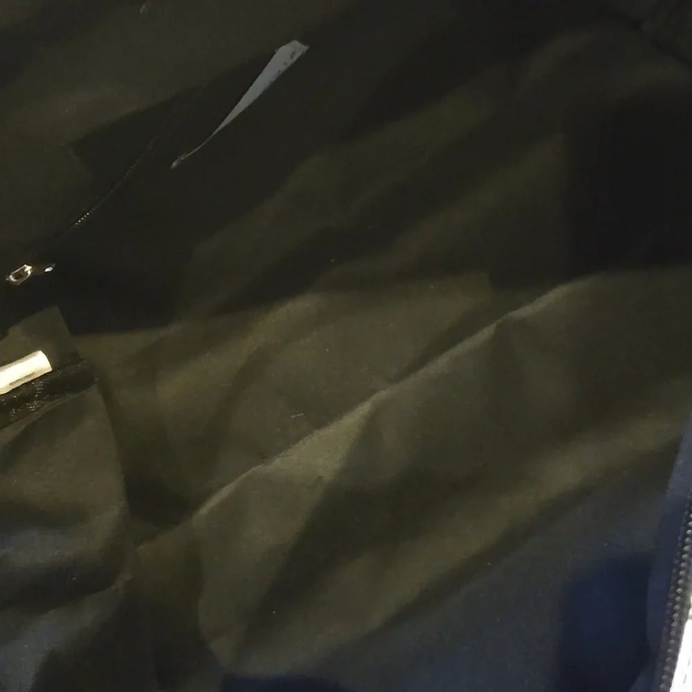 NWT Alice + Olivia Classy Black/Blue Design Print Weekender Bag - Picture 12 of 12